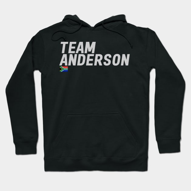 Team Kevin Anderson Hoodie by mapreduce